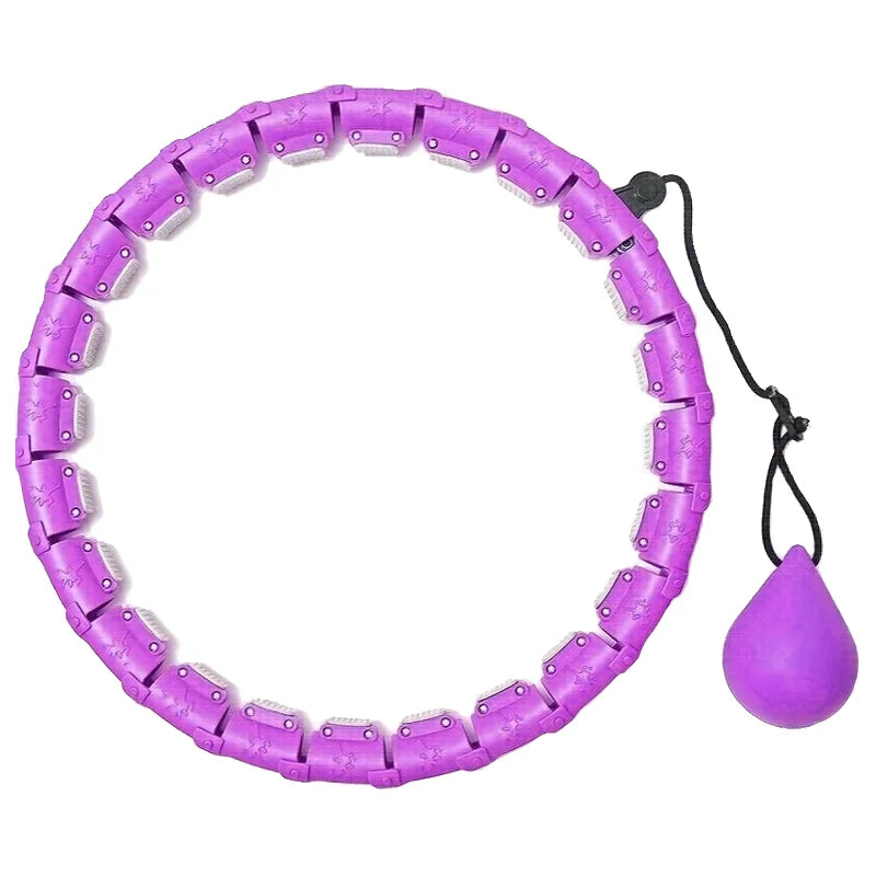 Adjustable Sports Hoop For Abdominal Thin Waist Detachable Massage Fitness Equipment Gym Home Training Weight Loss Exercise