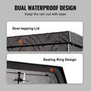 SucceBuy  Trailer Tongue Box Aluminum Alloy Tongue Box Tool Chest Heavy Duty Trailer Box Utility Trailer Tongue Box Pickup Truck