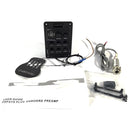 201 Piezo Pickup Acoustic Guitar Preamp 4 Band Acoustic Guitar Pickup Preamp EQ Tuner Mic Blend Preamp for Fishman Presys+