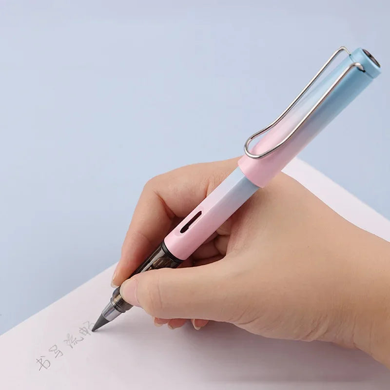 New Unlimited Pencil No Ink Magic Pencils for Writing Art Sketch Stationery Kawaii Portable Replaceable Pen School Supplies
