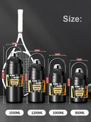 Portable Thermos with Straw Cold and Hot Thermal Mug Tumbler Coffee Cup Sports Vacuum Flasks 304 Stainless Steel Water Bottle