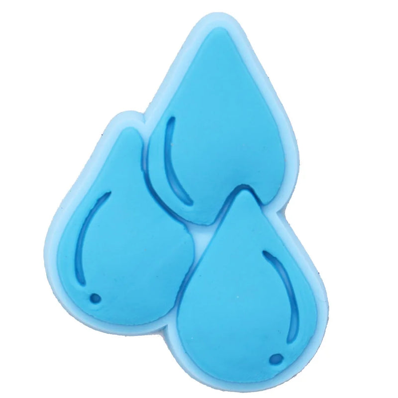 1PCS Cartoon Flower Water Droplets Polar Bear Rabbit Easter Egg Fishtail PVC Shoe Charms Sandals Shoes Decoration Kid Party Gift