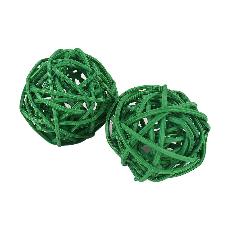 10pcs-Home Decorative Balls Rattan Craft Christmas Birthday Wedding Baby Shower Party DIY Ornament Decoraitons