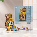 New 2023 LOZ Mini Twelve Constellations Sandglass Toys Building Block DIY Creative Turntable Decor Bricks Holiday Kids Toys Gift