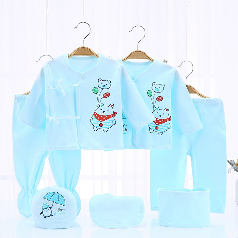 Newborn Clothing Suits Baby toddler Cotton Set for Girls Boys pink blue yellow