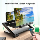 8 inch 3D HD Cell Phone Screen Amplifier Foldable Display Enlarged Stand Holder