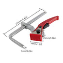 Allsome 2pcs Ratcheting Table Clamp, Quick Release Clamp For MFT and Guide Rail System, Bar Clamp