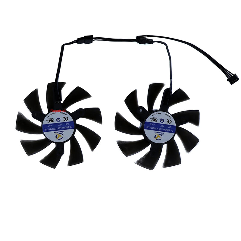 2Pcs/Set,PLA09215B12H,GA92S2H,GPU Cooler,Video Cooling Fan,For Nvidia Laptop Chip RTX 3070M 8G,For JIESHUO Notebook RTX3070M 8G