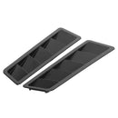 New 2Pcs Universal Hood Air Intake Panel Trim Bonnet Louver Cooling Vent Cover Car Exterior Decoration Air Intake Panel Cover