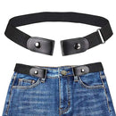 Simple And Fashionable Men'S Belt Elastic Lazy Man'S Belt Women'S Belt Neutral And Seamless Jeans Belt Adjustable Length