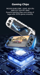 R50S Retro Handheld Console Classic Game 5.1 inch HD IPS Screen Portable Video Player Built-in WIFI 4200mAh Boy Best Gift
