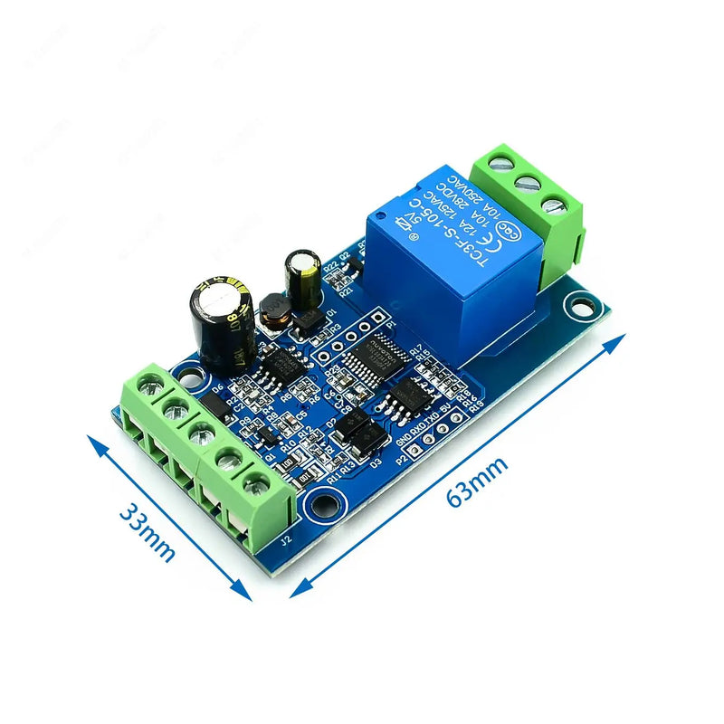 Modbus-Rtu 1/2 Channel 7-24V Relay Module Switch Modbus RTU 4 Channel Relay Output 12V Switch Input 485 Communication TTL Pin He