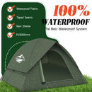 3-4 People Tents for Camping with Shelter 100% Waterproof Windproof  Easy Set Up Tent with Removable for Adventure Backyard