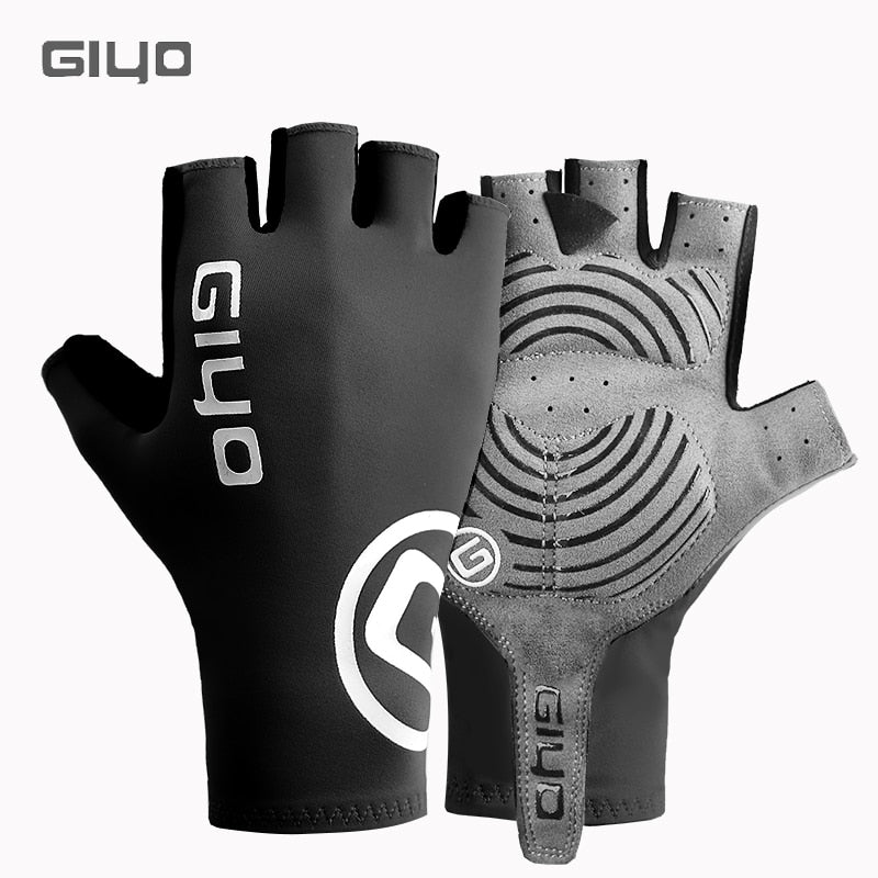 Giyo Breaking Wind Cycling Half Finger Gloves Anti-slip Bicycle Mittens Racing Road Bike Glove MTB Biciclet Guantes Ciclismo