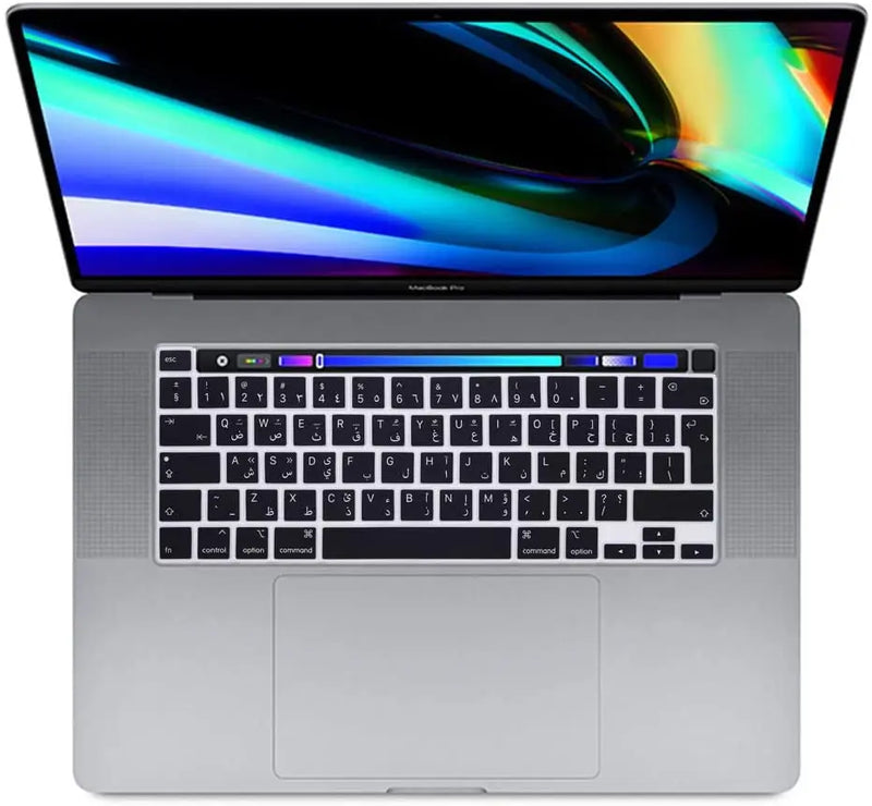 Arabic for MacBook Pro 13 inch 2020 A2289 A2251 A2338 M1 Chip for MacBook Pro 16" 2019 Silicone Keyboard Cover Skin EU Version