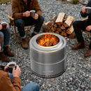 The Ember Architect | Large Stainless Steel Smokeless Fire Pit with Carry Bag