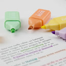 6pcs/Set Cute Cartoon Mini Highlighter Pens Kawaii Macaron Colors Markers Diary Highlighter Stationery School Office Accessories