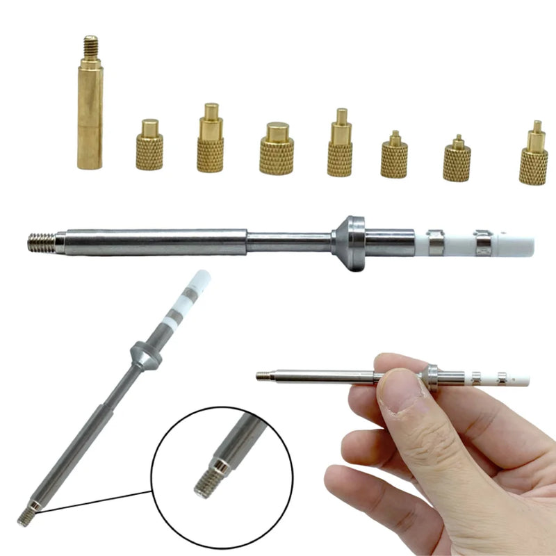 TS Heat Insert Nut Iron Tip 3D Implanted Hot Melt Brass Nut Pressure Head Brass kit for TS100 TS101 PTS200 PTS201 Soldering Iron