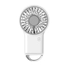 Cooling Electric Fan 3 Wind Speed Portable Pocket Fan For Travel Indoor Outdoor Usb Desktop Rechargeable Handheld Fan with Hook