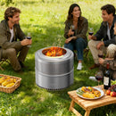 The Ember Forge | 19-Inch 304 Stainless Steel Smokeless Fire Pit
