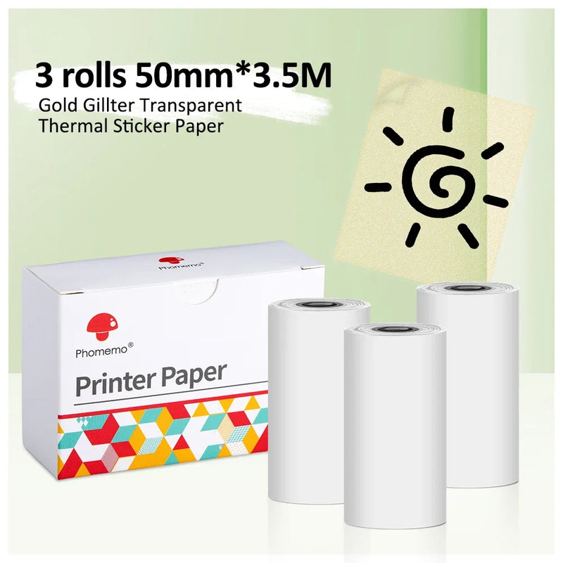 Phomemo M02Pro Mini Portable Thermal Printer Wireless Photo Labeler 300dpi Inkless Printing 15/25/50/53mm for Easy Labeling