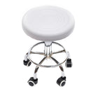 Adjustable Salon Chair with 360° Swivel Wheels 44-57cm Height Adjustable Hydraulic Rolling Rotating Stool for Home/Office/Bar