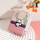 National Trend New Lipstick Bag with Makeup Mirror Mini Storage Pouch Girls Carry-on Portable Travel Cosmetic Bag