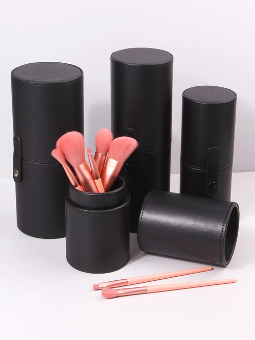 Make-up Pinselhalter Große Kapazität Make-up Pinsel Aufbewahrung Kosmetikbecher Zylinder Aufbewahrungstasche