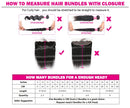 The Long Weave | 12A Straight Human Hair Bundles with HD Lace Closure