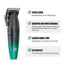Original VGR Professional Hair Clipper For Men Rechargeable Hair Trimmer 9000RPM motor Electric Beard Haircut Barber Machine 8W