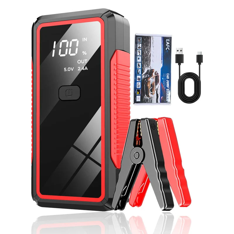 Car Jump Starter 600A-2000A Power Bank Portable Car Battery Charger for 12V Auto Starting Device Petrol Diesel Emergency Booster