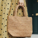 Handgemachte Häkel-Strohtasche Strandtasche Sommer-Raffia-Taschen für Frauen Handtasche Reise Gewebte Eimertasche Designer Umhängetaschen Clutch