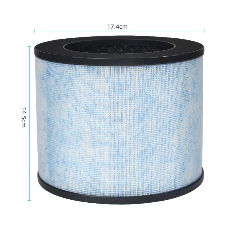 AP100 Replacement True HEPA Filter for Instant AP100 Air Purifier Part F100,H13 4-Stage Filtration Activated Carbon