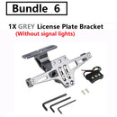 Motorcycle License Plate Holder and LED Turn Signal Light For Yamaha MT07 MT10 For Kawasaki Z750 Z800 For BMW R1200  Accessories