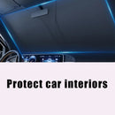 Car Sunshade Front Window Sun Heat insulation Blinds Interior Windshield Shade Cover Cooling Car Accessories