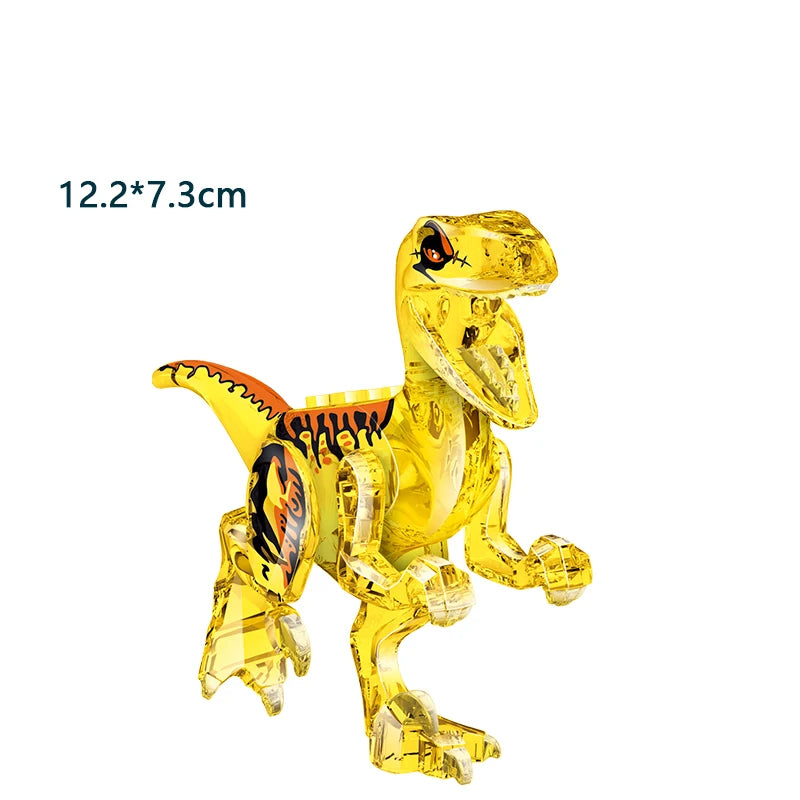 Jurassic Dinosaur Building Blocks Toys Park Compatible Major Brand Gifts Simulation Animal T-Rex Raptor Ankylosaur Diamond