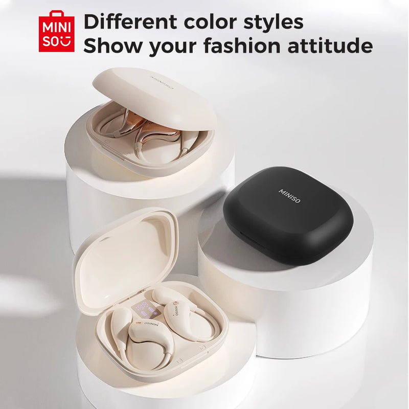 MINISO X33 Intelligent Wireless Headphones Face-to-Face Translation Bluetooth Earphones Wireless Headphones,13mm dynamic coil