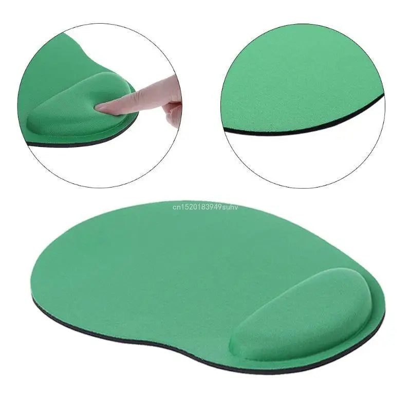 Ergonomic Mouse Pad with Wrist Support, Gaming Mouse Mat with Gel Wrist Rest, Easy Typing & Pain Relief for Home Office