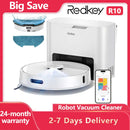 Redkey R10 Robot Vacuum Cleaner 2-in-1 Auto Vacuum Mop Wiping Function LiDAR Navigation Strong 4000Pa Suction Power 4 L Dust Bag