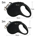 Roulette Leashes for Small Medium Dogs Flexible Retractable Nylon 3/5M Leash Pet Traction Supplies Walking Puppy Chihuahua