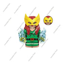 Hot Toys Movie Mini Action Figure Toys Wolverine Lady Deadpool Cowboy Kidpool X-23 Kimiko Human Torch Blade Building Blocks Gift