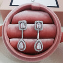 2026 Pink Silver Color Zircon Stud Earrings For Women Earing Girl Party Gift 1 dollar items Gothic freeshipping y2k Jewelry Z7