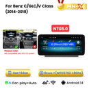 NaviFly Android 14 Auto GPS Navigationsradio Stereoanlage für Mercedes-Benz C-Klasse W205 GLC X253 V-Klasse W446 Drahtloses CarPlay 4G