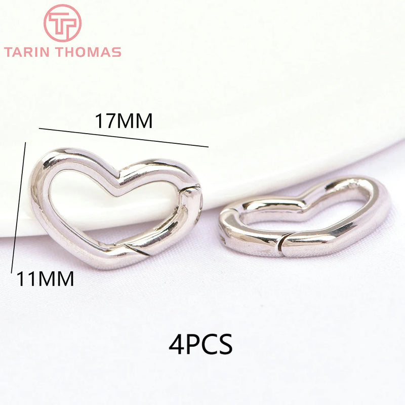 (3310) 15.6x9.6MM Hole 2MM 24K Gold Color Brass Lobster Clasps for Charms Pendants High Quality DIY Jewelry Making Findings