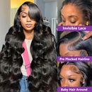 30 40 46 Inches Body Wave Wigs Human Hair 100% 13x4 13x6 HD Lace Frontal Wig For Black Women 200 density