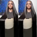 Peruvian 250% Density 32 34 inch 13x6 HD Lace Front Human Hair Wigs Straight Raw 13x4 Frontal Wigs Women Glueless Closure Wig
