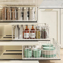 Expandable Pull-Out Cabinet Organizer for Kitchen – Silent Sliding Storage Drawer, No Drilling, Adjustable Shelf, Easy Install