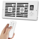 Register Booster Fan 4*10Inch Smart Heating Cooling AC Vent Fan With Remote Control & Thermostat Control Household Radiator