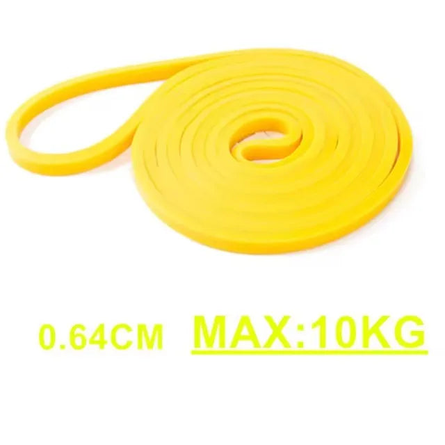 Tough Latex Resistance Band Elastic Exercise Strength Pull-Ups Auxiliary Band Pilates Gym Fitness Equipment Strengthening Train