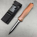 2 Styles Folding Blade Knife D2 Blade Wood Handle Hunting Knife Camping Self Defense Hunting Portable EDC Multitool Tools Gift